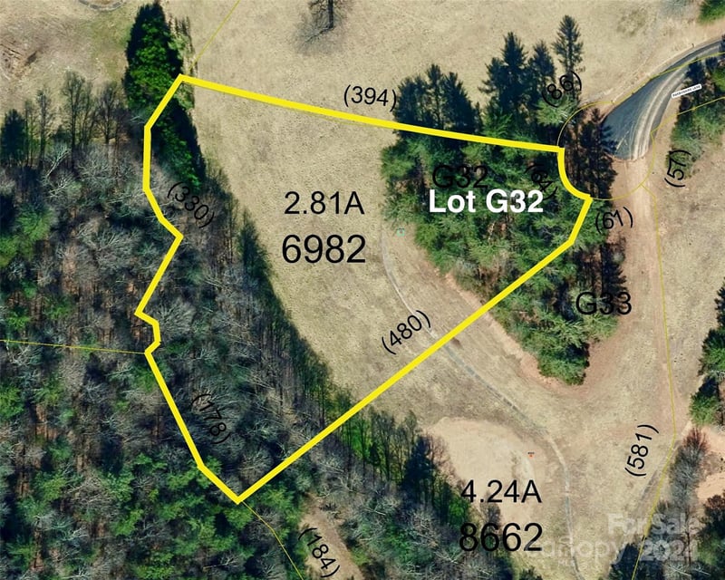 2.81 acres, 4098 Derbyshire Lane G32, Lenoir, NC -  - $159,900