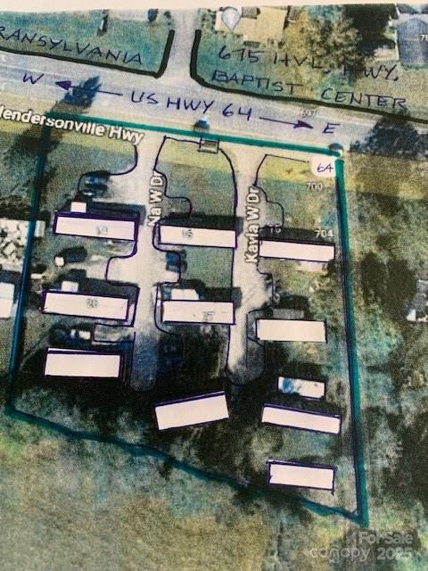 ACROSS 675 KAYLA WEST MHP, 9 UNITS, Pisgah Forest, NC. property listing photo