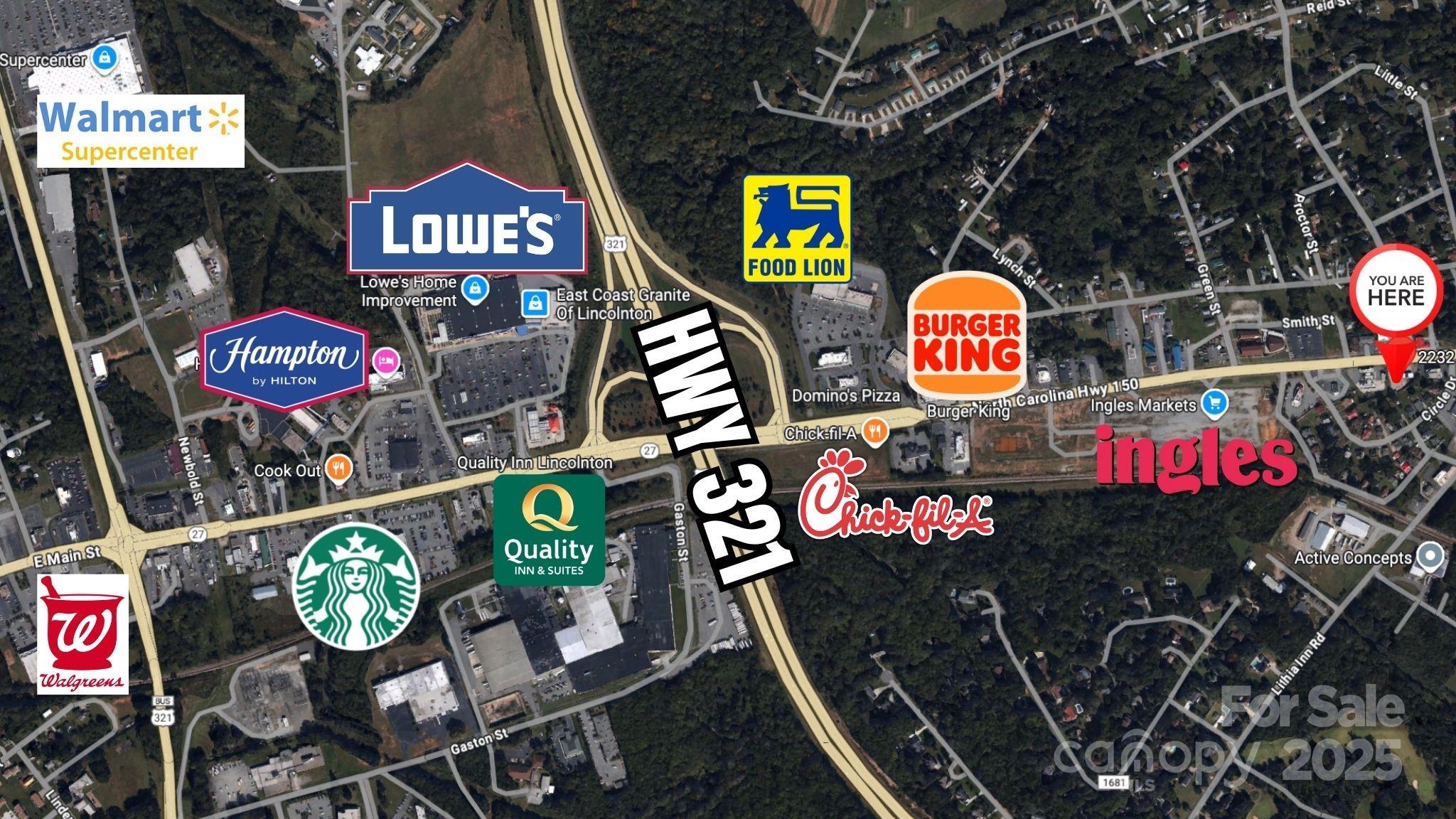 2232 E Main Street, Lincolnton, NC. property listing photo