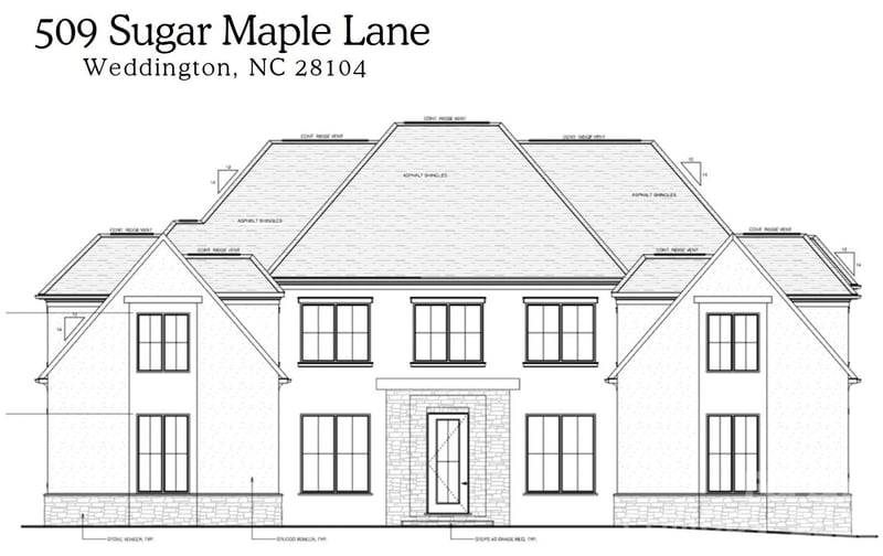 509 Sugar Maple Lane, Weddington, NC - 5 beds, 6 baths, 6,046 sqft - $2,900,000