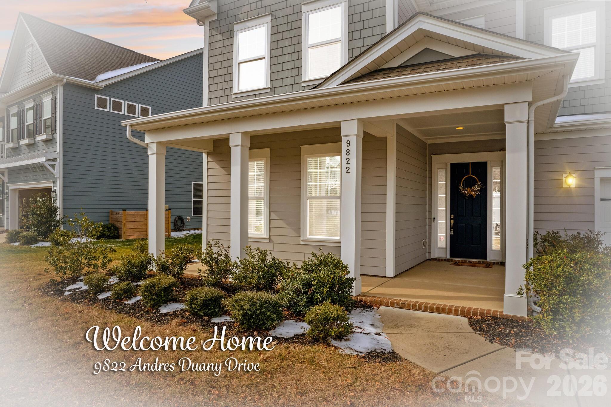 9822 Andres Duany Drive, Huntersville, NC. property listing photo