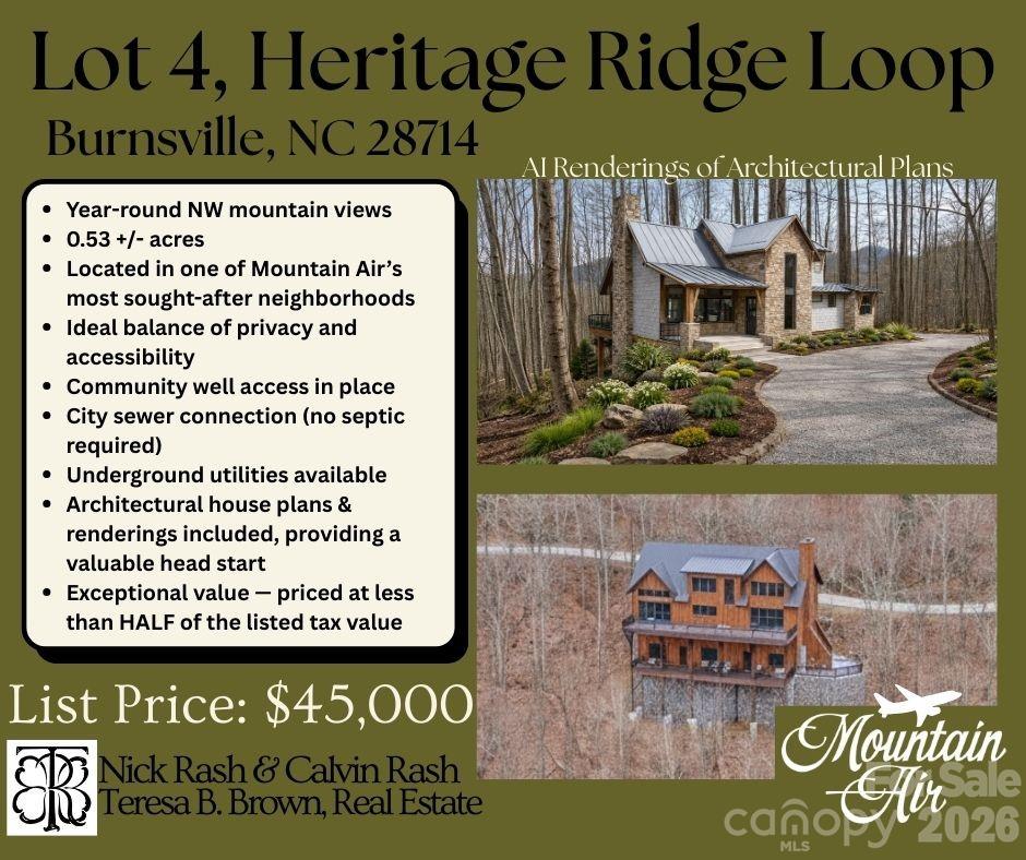 Lot 4 Heritage Ridge Loop, Burnsville, NC 28714. property listing photo
