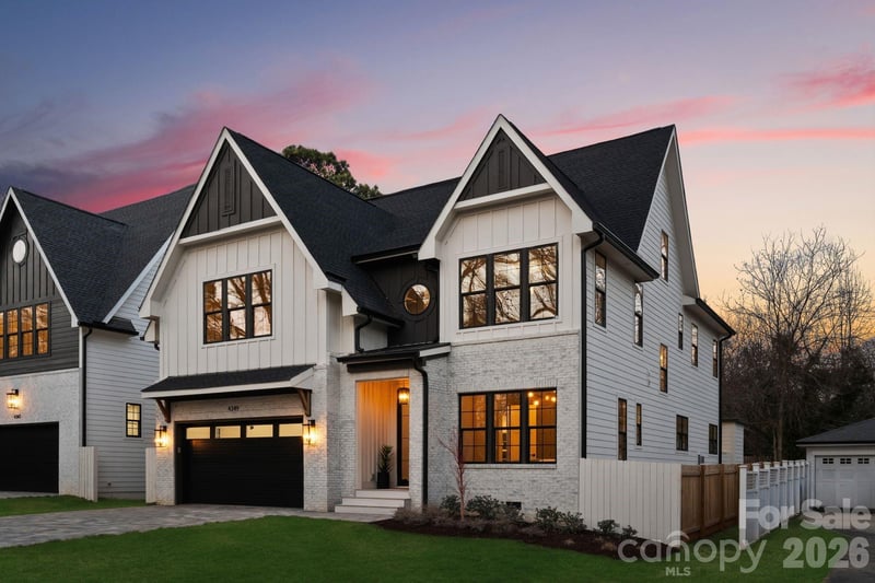 4349 Castleton Road, Charlotte, NC - 5 beds, 5 baths, 4,523 sqft - $1,950,000
