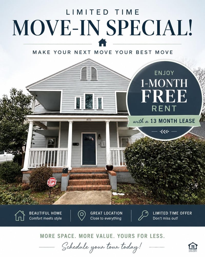 815 Lexington Avenue A, Charlotte, NC - 2 beds, 1 bath - $2,195