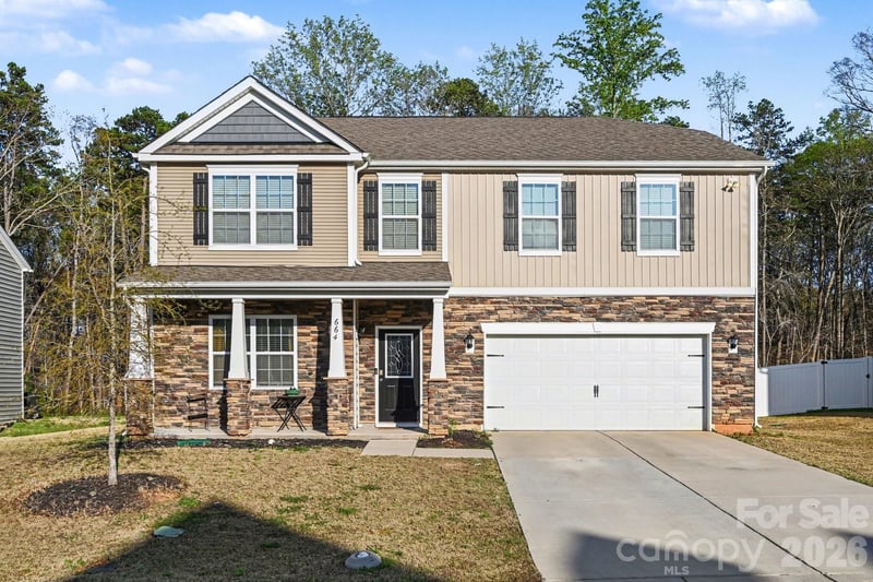 664 Saddlebred Lane, Locust, NC - 5 beds, 4 baths, 3,108 sqft - $444,900