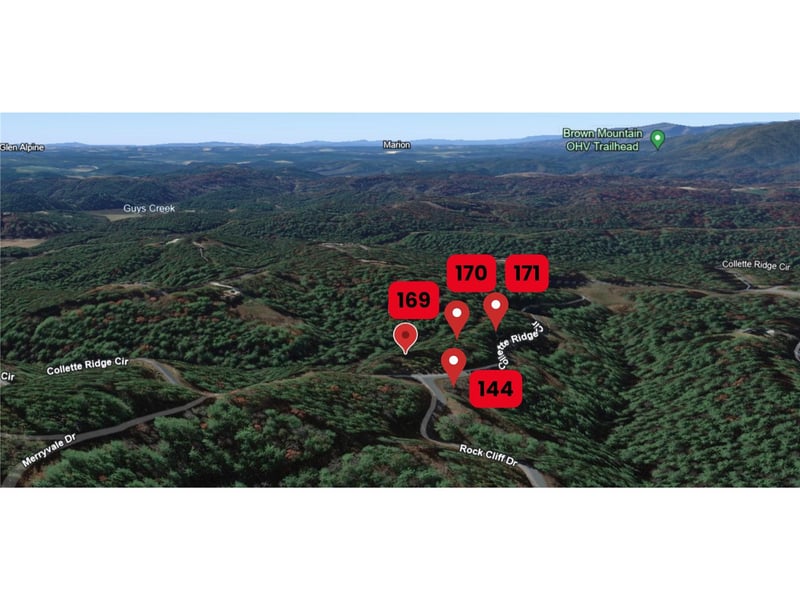 0 Collette Ridge Circle 144, 169, 170, 171, Lenoir, NC -  - $40,000