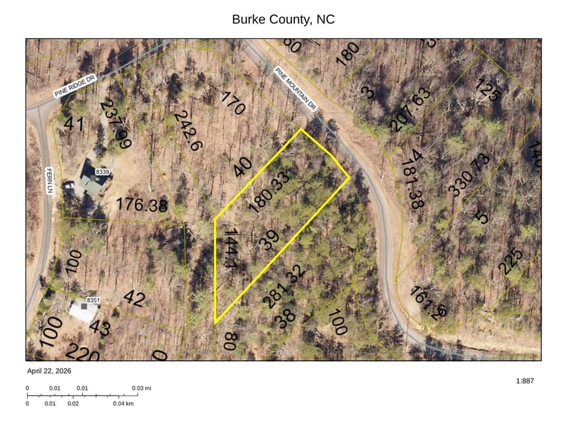1042 Pine Mountain Drive, Connelly Springs, NC -  - $27,500