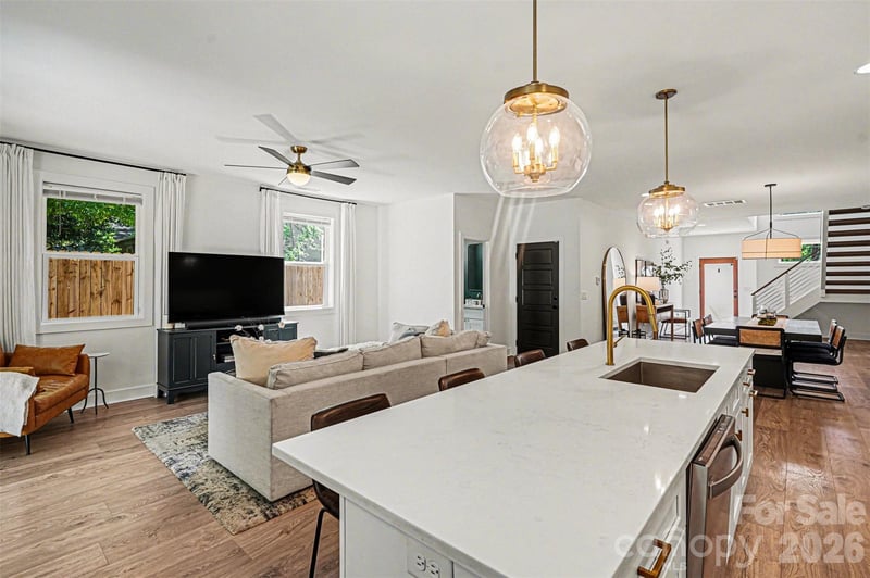 1836 Academy Street, Charlotte, NC - 3 beds, 2.5 baths, 1,865 sqft - $548,000