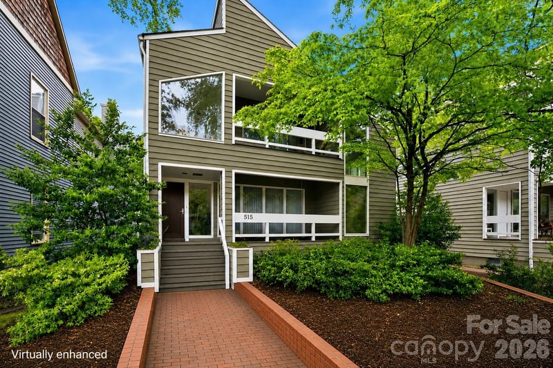 515 N Poplar Street, Charlotte, NC - 3 beds, 4 baths, 3,068 sqft - $1,400,000
