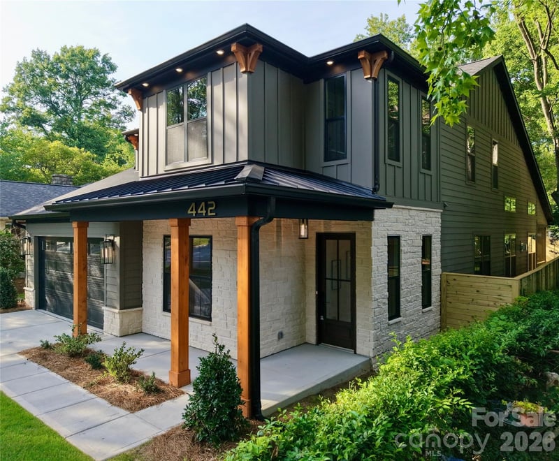 442 Sylvania Avenue, Charlotte, NC - 4 beds, 4 baths, 3,428 sqft - $1,364,900