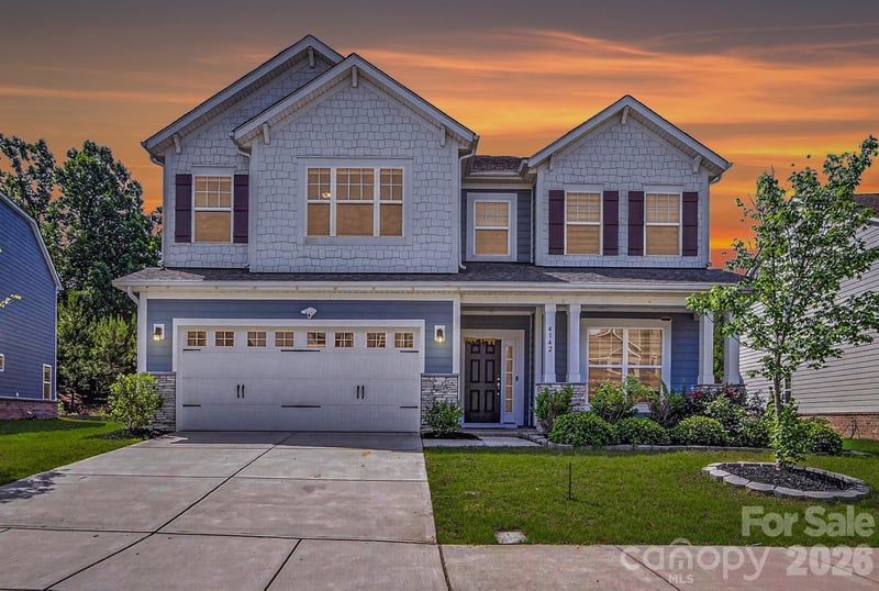 4142 Poplin Grove Drive, Indian Trail, NC - 5 beds, 4.5 baths, 3,641 sqft - $575,000