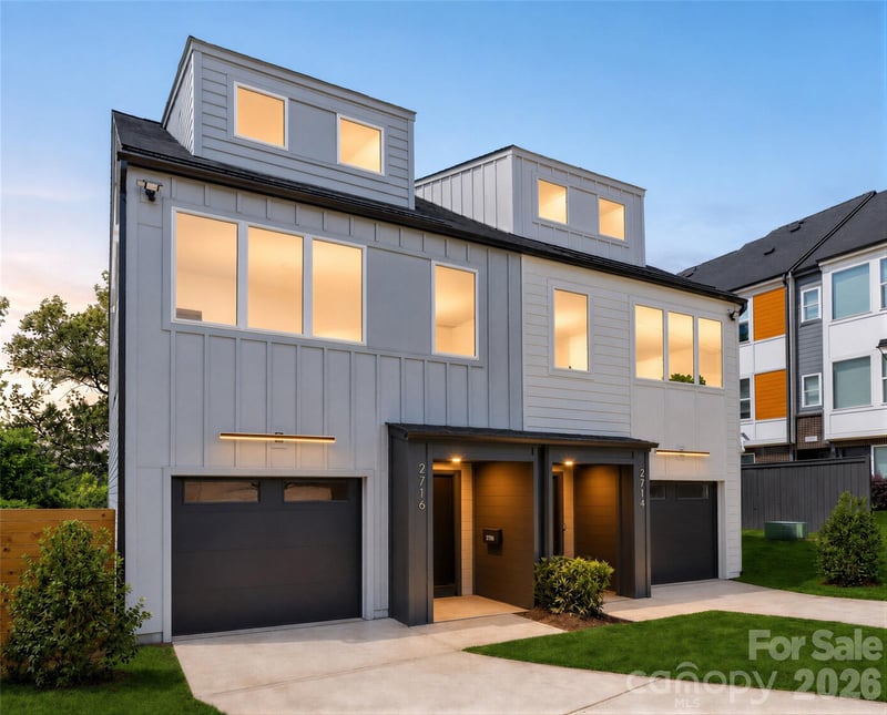 2716 Baltimore Avenue, Charlotte, NC - 3 beds, 4 baths, 2,101 sqft - $599,000