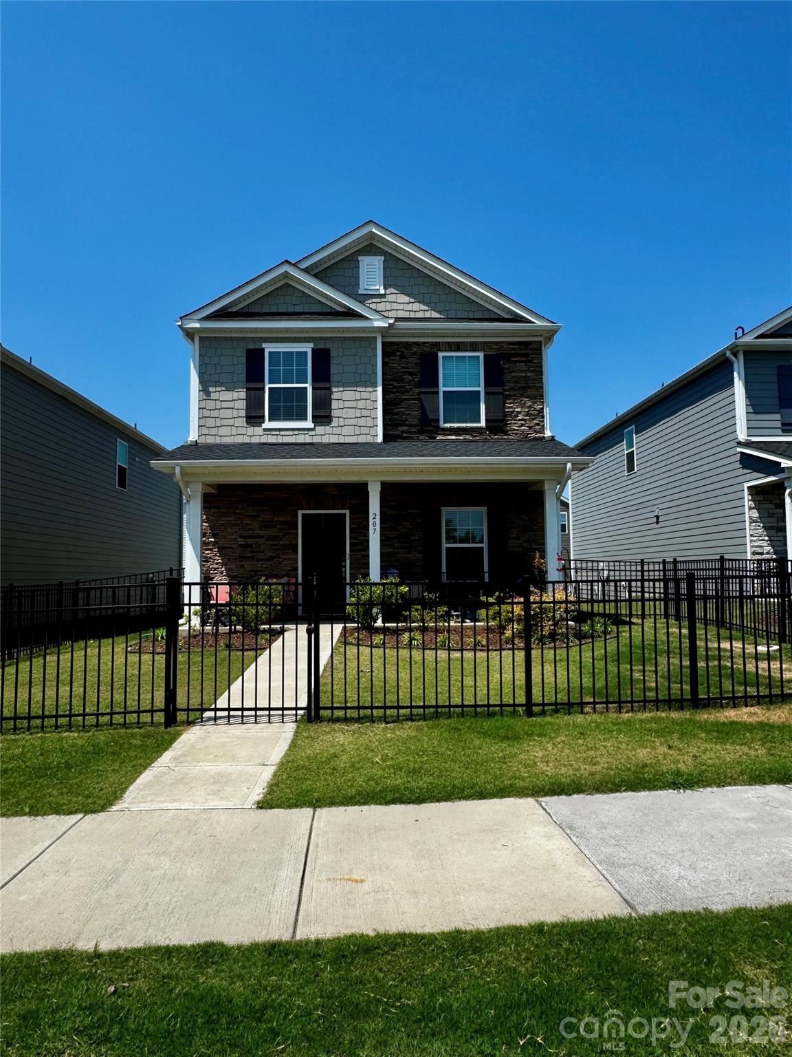 207 Orson Oaks Lane, Pineville, NC. property listing photo