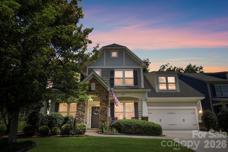 2105 Kinder Oak Drive, Indian Trail, NC - 5 beds, 4 baths, 3,415 sqft - $717,000