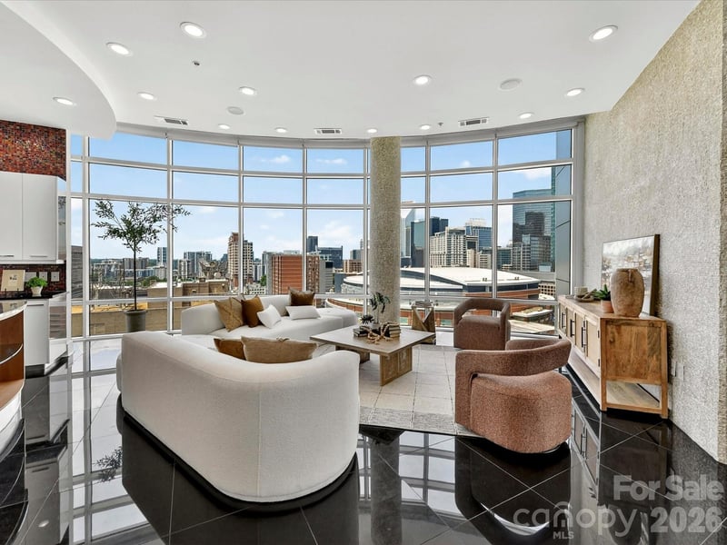 505 E 6th Street Apt 1601, Charlotte, NC - 2 beds, 2 baths, 1,986 sqft - $680,000