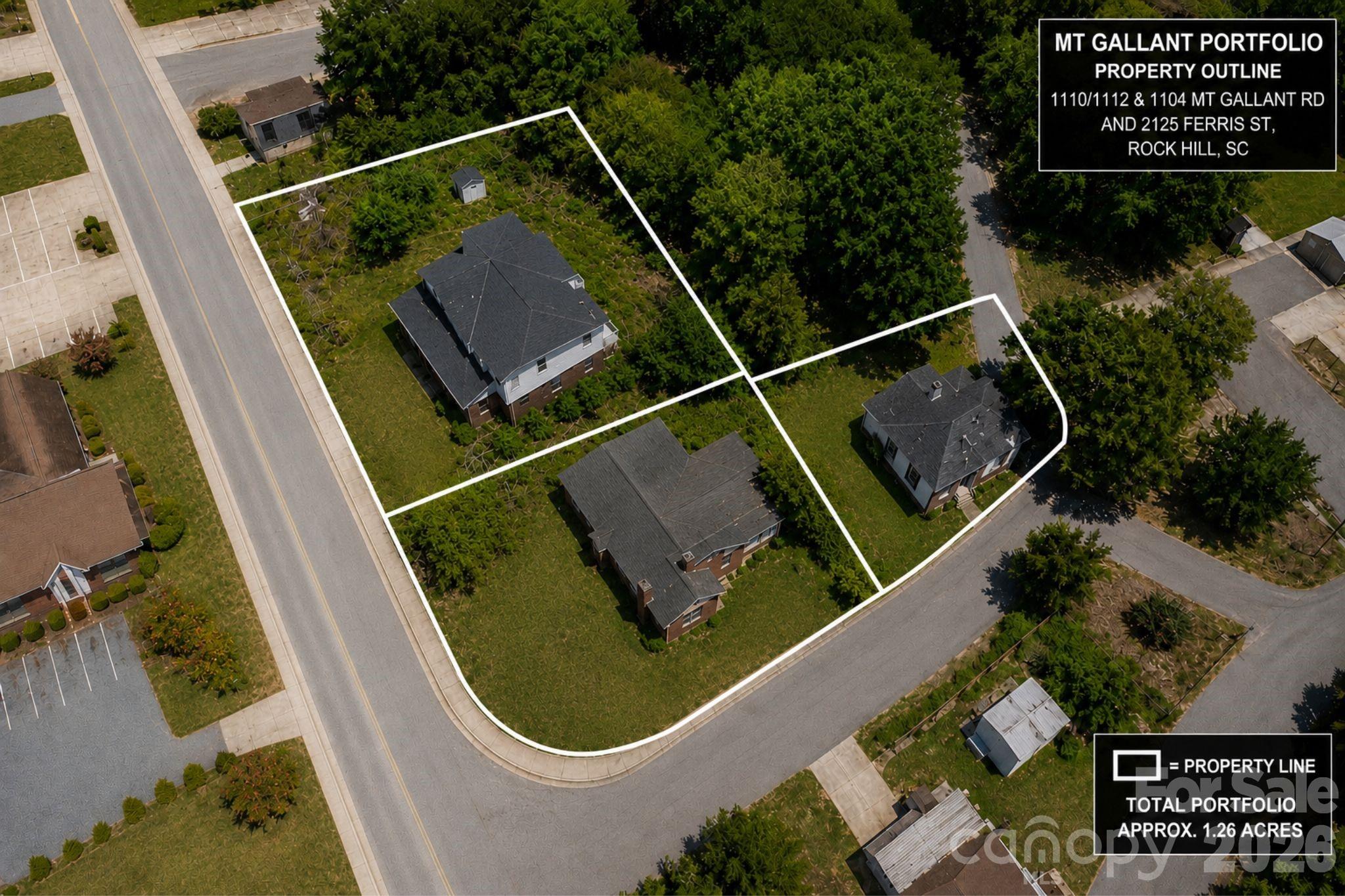 1110/1112 Mt Gallant Road, Rock Hill, SC. property listing photo