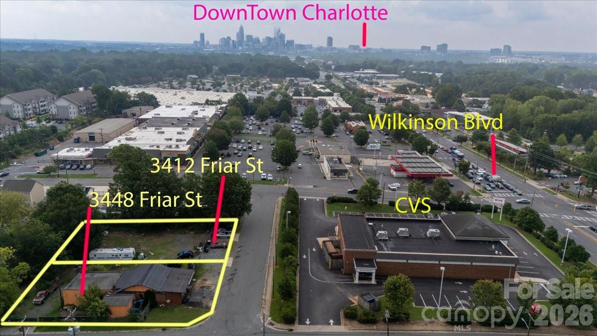 3412 and 3448 Friar St, Charlotte, NC 28208. property listing photo