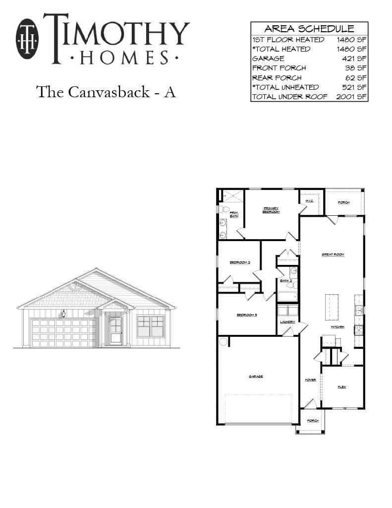 115 Cain Road, Stony Point, NC - 3 beds, 2 baths, 1,480 sqft - $299,000