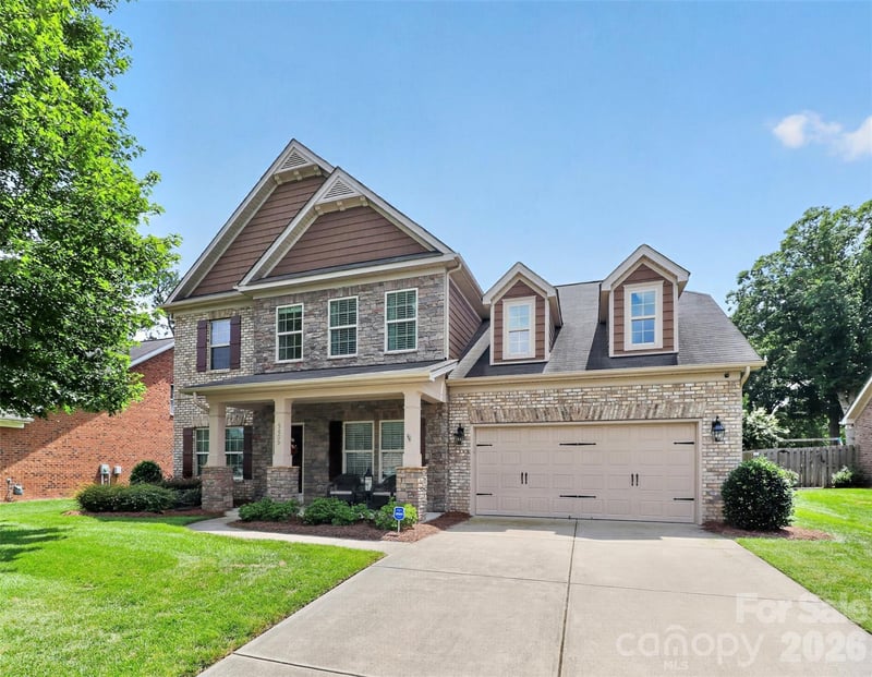 5409 Poplar Knoll Drive, Matthews, NC - 5 beds, 3.5 baths, 3,403 sqft - $740,000