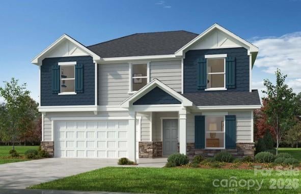 1819 Quiet Woods Road, Monroe, NC - 3 beds, 2.5 baths, 2,177 sqft - $411,448
