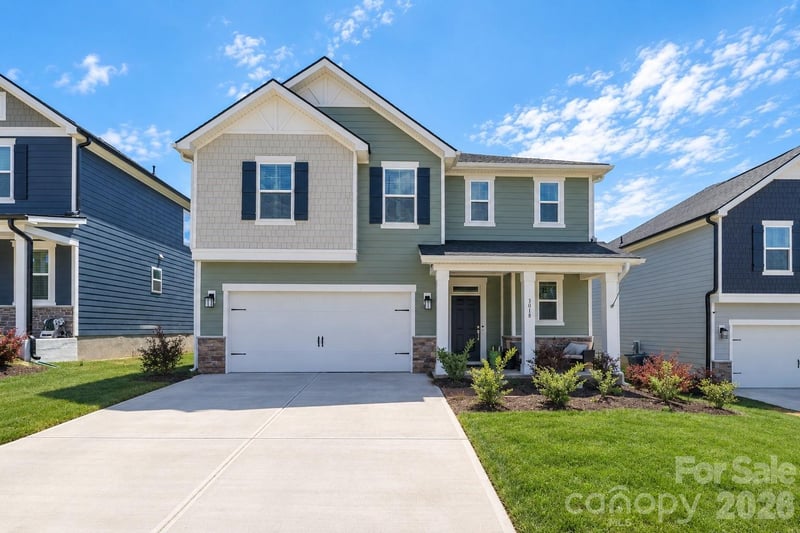 3018 Cunningham Farm Drive, Indian Trail, NC - 3 beds, 2.5 baths, 1,950 sqft - $469,000