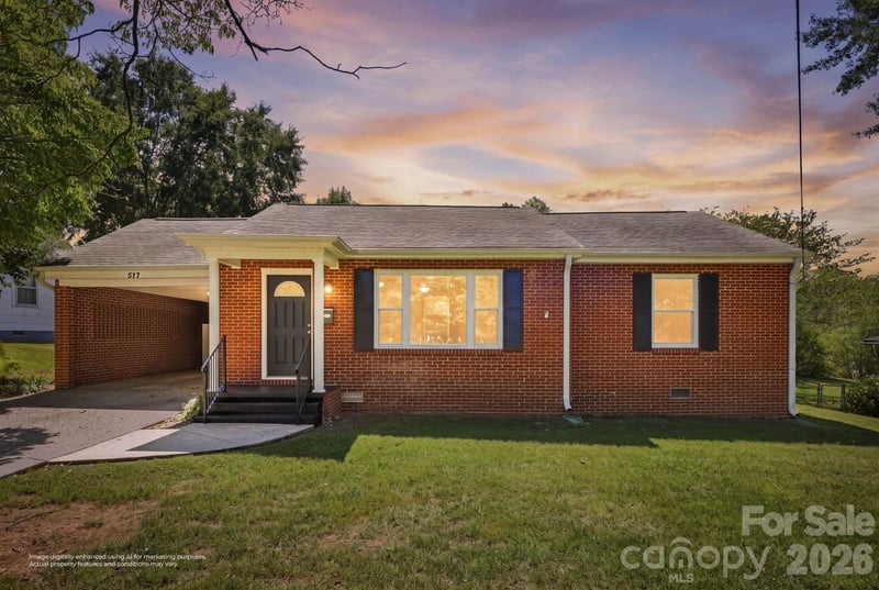 517 Battleground Road, Lincolnton, NC - 2 beds, 1 bath, 1,099 sqft - $229,900