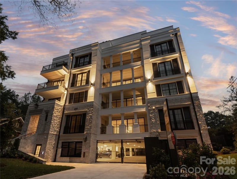 409 Queens Road Apt 503, Charlotte, NC - 4 beds, 4.5 baths, 4,358 sqft - $4,999,000