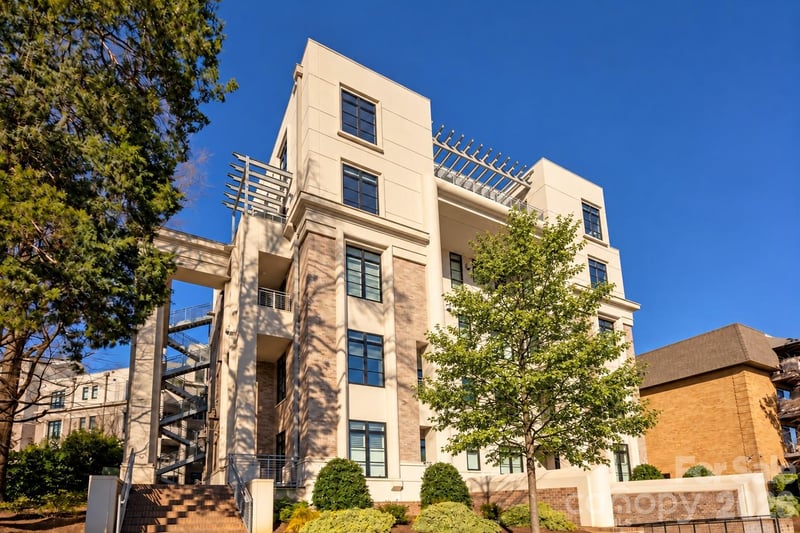 1333 Queens Road C4, Charlotte, NC - 3 beds, 2.5 baths, 2,651 sqft - $1,500,000
