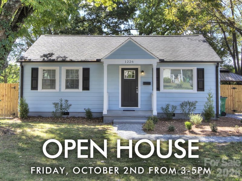1226 Weldon Avenue, Charlotte, NC - 2 beds, 1 bath, 838 sqft - $250,000