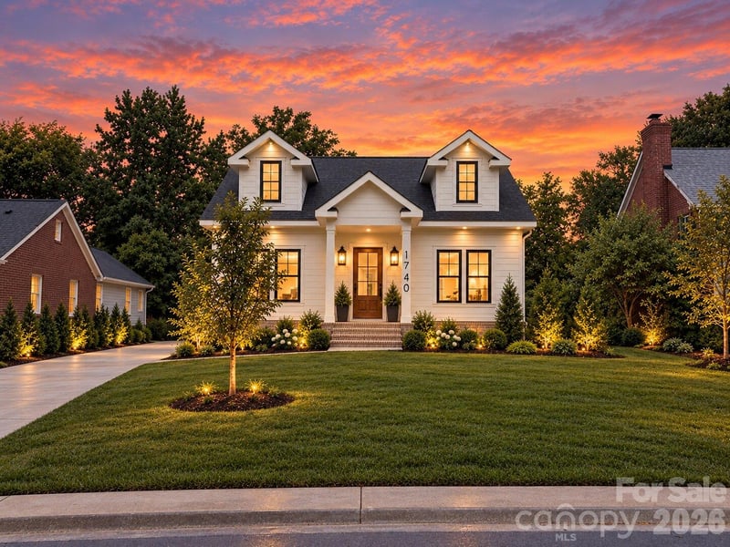 1740 Merriman Avenue, Charlotte, NC - 4 beds, 3 baths, 2,808 sqft - $1,450,000