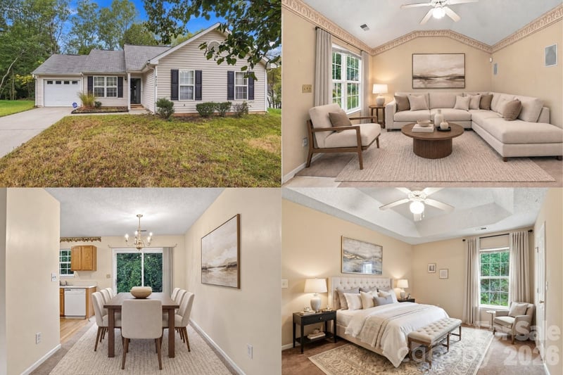 6312 Andrew Colten Court, Charlotte, NC - 3 beds, 2 baths, 1,051 sqft - $225,000